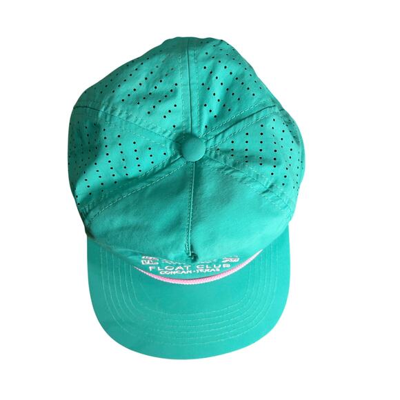 Retro Inspired Rope Hat- Mint Green Pink- Frio River Baseball Cap- River Road - Picture 6 of 6